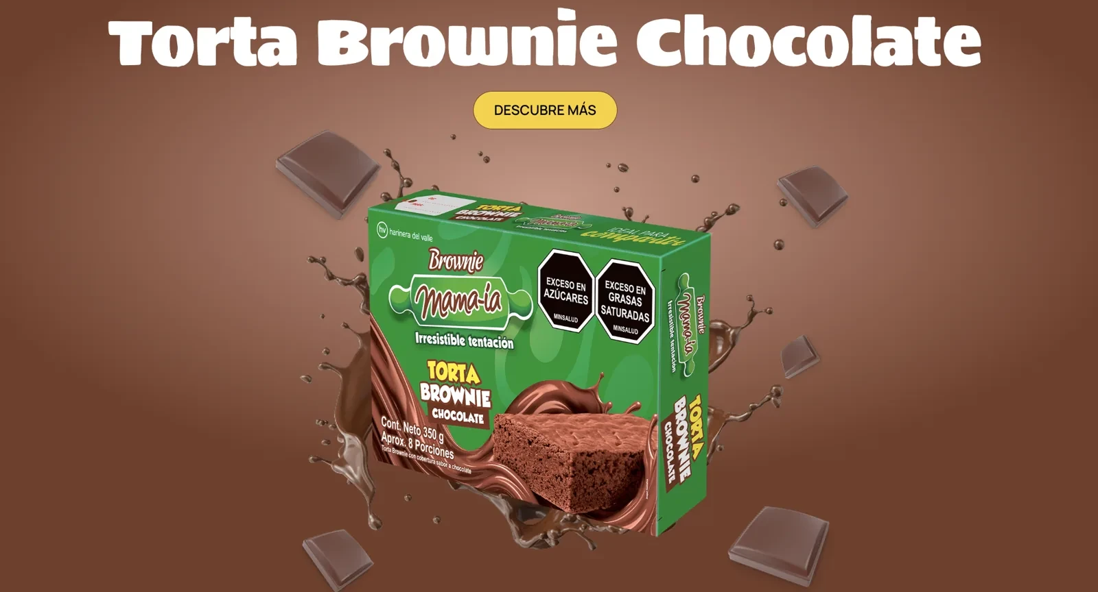 Miniatura de torta-brownie-chocolate